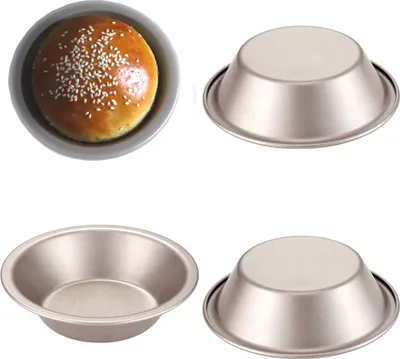 Obrázek produktu pro CANDeal 4 kusy 5palcových mini chlebových forem s nepřilnavým povrchem