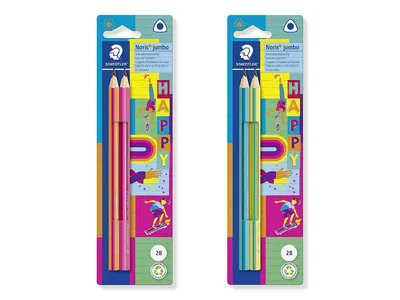 Produktbild von Staedtler Bleistift j. 2B Happy 2ST100%