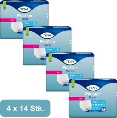 Produktbild von TENA - Pants Plus L - 4x14Stk.