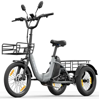 Produktbild von E-Bike Cityrad AG1 3 rad Faltbares Damen u. Herren E-Fahrrad 960WH Pedelec, 120 km Kettenschaltung, Heckmotor, 960 Wh, (mit Batterieladegerät