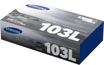 Zdjęcie produktu dla Samsung Wkład z czarnym tonerem o wysokiej wydajności MLT-D103L, 2500 stron(y), Czarny, 1 szt.