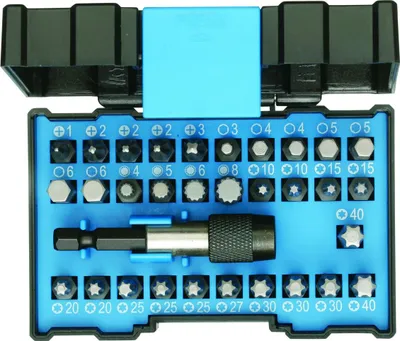 Produktbild von GEDORE 666-032-J Bit-Box Industrie 32-teilig, 2993228