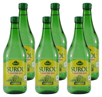 Produktbild von Kühne Surol 7 Kräuter Essig (6 x 0,75L)