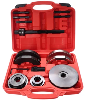 Imagen del producto de Extractor de rodamientos SIXTOL, modelo 2 | Juego de herramientas para rodamientos de la rueda delantera, 85 mm