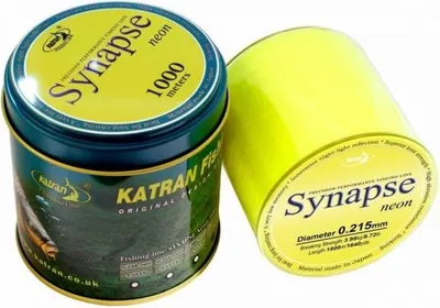 Produktbild von Katran Synapse Neon line 11,55lb - 0,255mm - 1000m