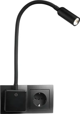 Obrázek produktu pro LED světlo do zásuvky EINLICHT point 4W 260lm kroková stmívatelná teplá bílá černá