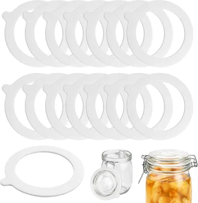 Obrázok produktu pre Silikónové tesnenia 15 kusov, 95 mm, bez BPA, pre zaváracie poháre