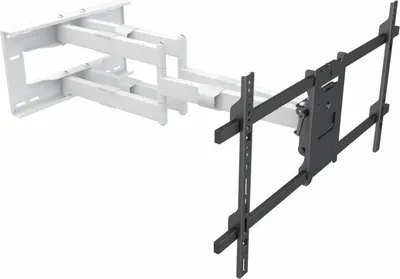 Zdjęcie produktu dla Multibrackets 6881, 100 x 100 mm, 800 x 400 mm, -5 - 10°, -90 - 90°, Stal, Czarny, Biały