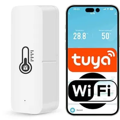 Zdjęcie produktu dla Czujnik temperatury wilgotności WIFI tuya smart life aplikacja