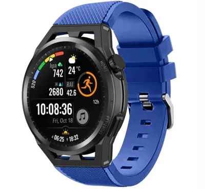 Produktbild von Strap-it Huawei Watch GT Schnallenarmband Silikon (Blau)