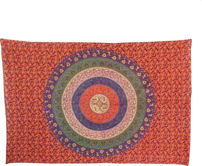 Produktbild von Meditationsdecke - Tagesdecke - Wandtuch - Mandala - Muster 09 - 135x210cm