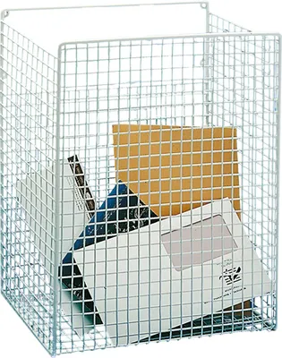 Produktbild von RENZ Postkorb zur Montage innen, 300 x 350 x 150 mm, weiß kunststoffbeschichtet