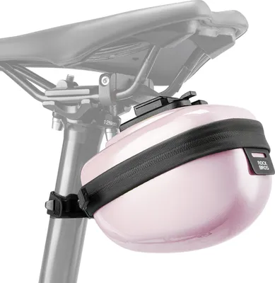 Obrázek produktu pro ROCKBROS Bike Saddlebags Hard Shell Bike Seat Bag 0.4L s držákem Pink