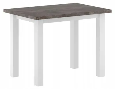 Obrázok produktu pre Malý jedálenský stôl 70x100 cm ARNULF - betón/biely