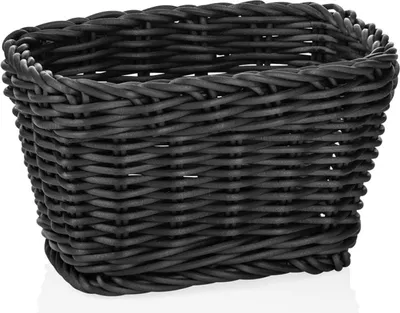 Produktbild von Tischkorb, Brotkorb Schwarz BxTxH: 17x11x9 cm