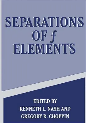 Produktbild von Separations of f Elements