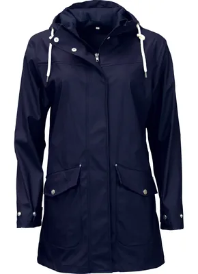 Produktbild von Regenmantel Damen Polyester Marine Blue 42