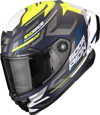Obrázok produktu pre Prilba Scorpion EXO-Race Air Kobra, modrá/fluorescenčná žltá, M (57/58)
