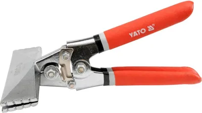 Obrázek produktu pro Yato YT-5142, Lisovací kleště, 15 cm, 3,5 cm, Uhlíková ocel, Polyvinylchlorid (PVC), Ocel, PVC, Ocel, Červená