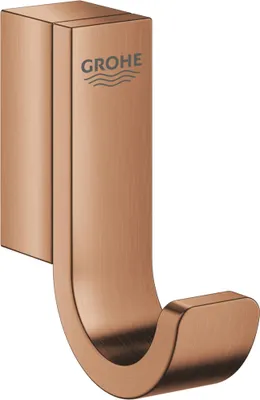 Produktbild von GROHE Bademantelhaken Selection 41039, einfach, warm sunset gebürstet