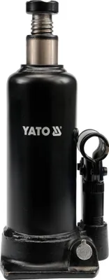 Produktbild von YATO Hydraulischer Wagenheber mit 1 stufigem Kolben und zusätzlicher Spindelverstellung Stempelwagenheber 5T Flaschenwagenheber