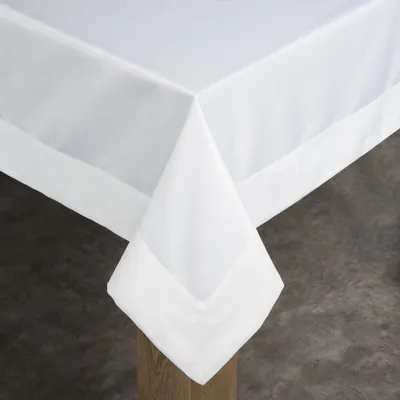 Produktbild von Festliche Tischdecke Tischdekoration MILA weiß 145x400