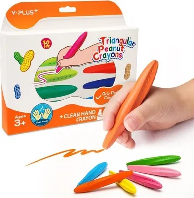 Produktbild von Erdnuss dreieckige Bleistifte 12pcs Erdnüsse