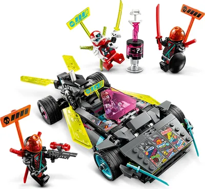 Produktbild von LEGO 71710 NINJAGO Ninja-Tuning-Fahrzeug mit Waffen und Klingen, Bauset, Prime Empire Rennfahrzeuge