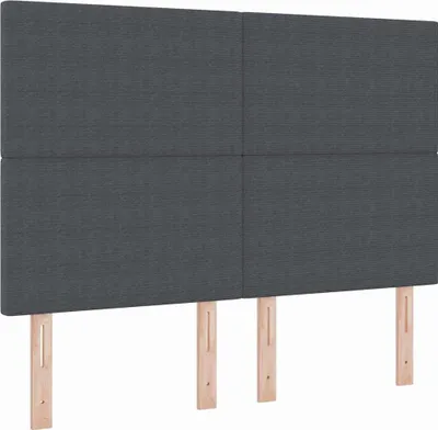Zdjęcie produktu dla Zagłówek Ciemnoszary 160 cm Tkanina sztruksowa