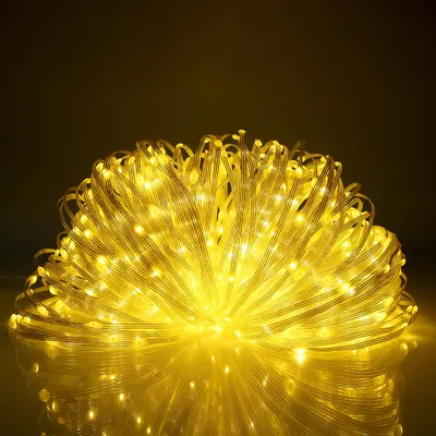 Produktbild von Lichterkette 100M 800 LEDs Warmweiß Wasserdicht 8 Lichtmodi für Innen Party Garten Hochzeit Weihnachten Deko