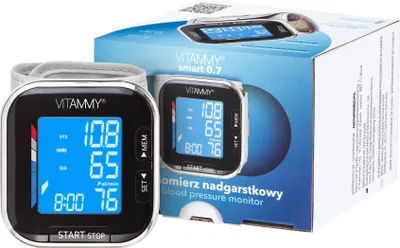 Obrázok produktu pre VITAMMY smart 0.7  Zápästný tlakomer s funkciou WHO a IHB