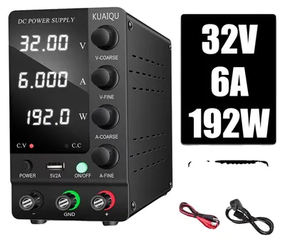 Image de Alimentation électrique, tension réglable, régulation précise du courant, SPS-C3206 32 V 6 A, prise UE 220 V