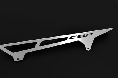 Produktbild von Kettenschutz kompatibel mit Honda CBF 600 N / S BJ 2008-13 Logo silber