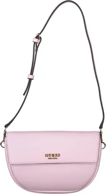 Produktbild von Elegante Rosa Damentasche mit verstellbarem Schultergurt und Logo