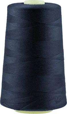 4572m  Polyester Overlock stahlblau