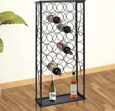 Produktbild von Flaschenregal für 28 Flaschen Metall , Weinregale Design 2024