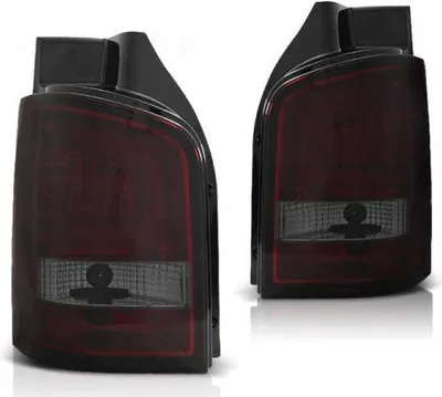 Produktbild von LED Lightbar Rückleuchten für VW T5 GP Facelift Bj. 09-15 Rot/Smoke (Heckklappe)