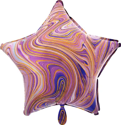 Produktbild von Amscan 4210101, Spielzeugballon, Folie, Violett, Rund, 5 Stück(e)