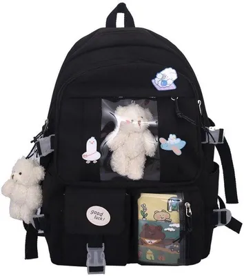 Produktbild von Wasserdichte Schultasche schwarz leicht