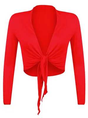 Obrázek produktu pro Glamexx24, elegantní dámská bolerová bunda s dlouhými rukávy, pletená, model BL0001