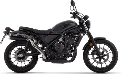 Zdjęcie produktu dla Tłumik wsuwany ARROW rebel z nakładką z polerowanego aluminium do Hondy Cl 500