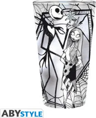 Produktbild von NIGHTMARE BEFORE XMAS - Large Glass - - Jack & Sally - box