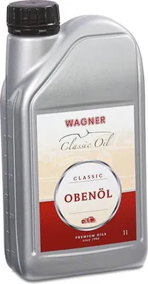Produktbild von Wagner Obenöl 1 Liter – Vollsynthetischer Spezialschmierstoff für Ventilschmierung bei Flathead-, SV- und IOE-Motoren