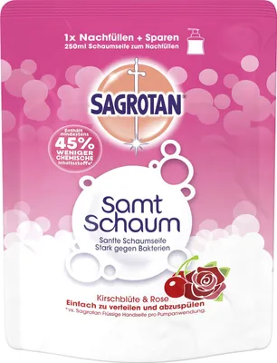 Produktbild von SAGROTAN® Samt Schaum Schaumseife 250 ml