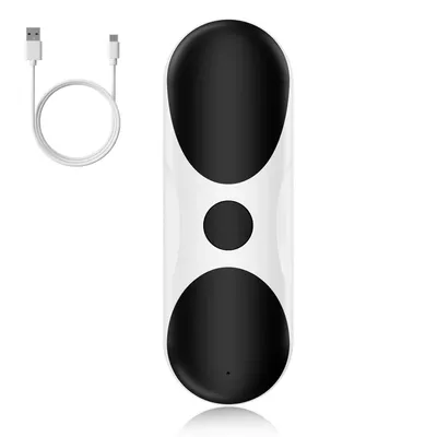 Produktbild von Elektrischer Dosenöffner, One-Touch, USB-C Akku 2000 mAh, glatte Schnittkante, automatische Abschaltung – Schwarz/Weiß