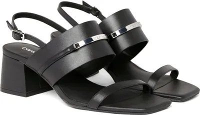 Produktbild von Calvin Klein Damen Klassische Sandalen HW0HW02056 BEH Farbe: Schwarz Größe: 39