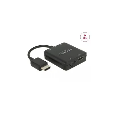 Produktbild von DeLOCK 63276, HDMI Typ A (Standard), HDMI Typ A (Standard), Männlich, Weiblich, 3840 x 2160 Pixel, 3840 x 2160