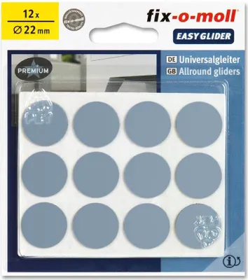 Produktbild von Universal-Gleiter Easyglider fix-o-moll rund 22 mm