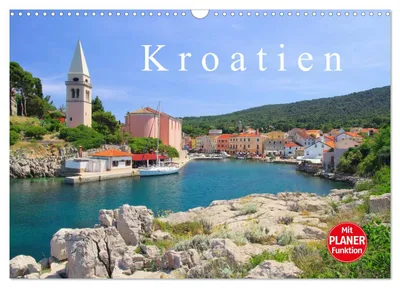 Produktbild von Kalender 2027 · US-Version · Kroatien (Wandkalender 2027, 17" × 12" Querformat), CALVENDO 12-Monats-Wandkalender
