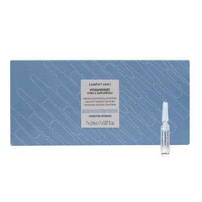 Produktbild von Comfort Zone Hydramemory Hydra & Glow Ampoule Set, hydratisierende Gesichtsampullen, 7x2ml (gesamt 14ml)